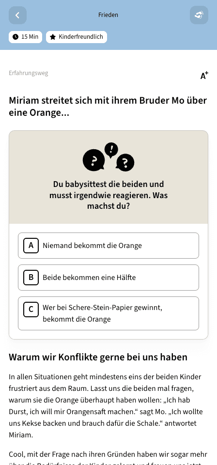 Erfahrungswege – Web-App