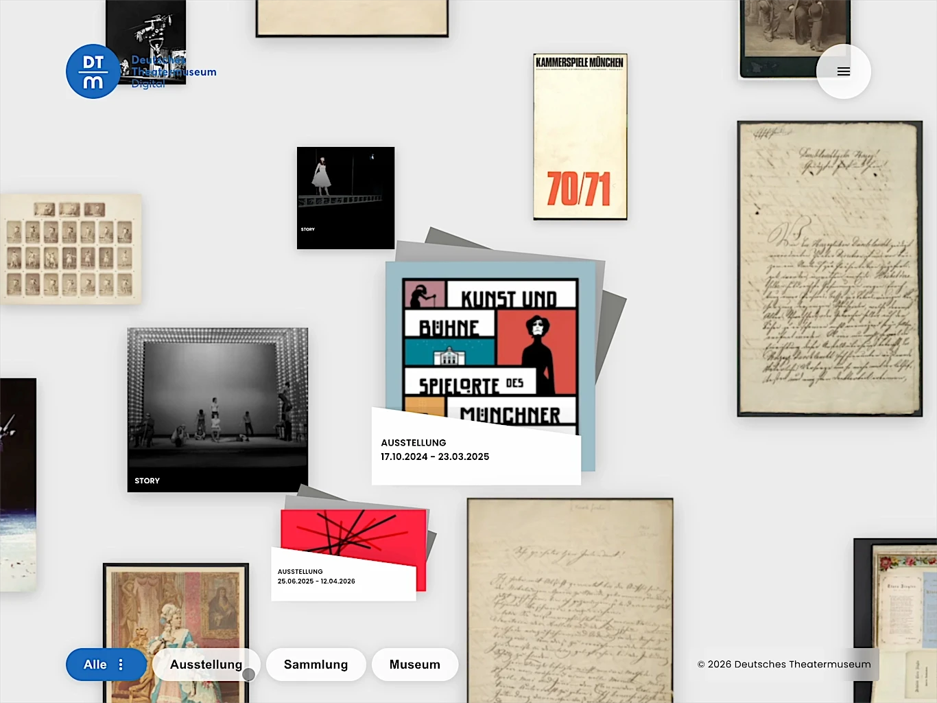 Deutsches Theatermuseum – Website