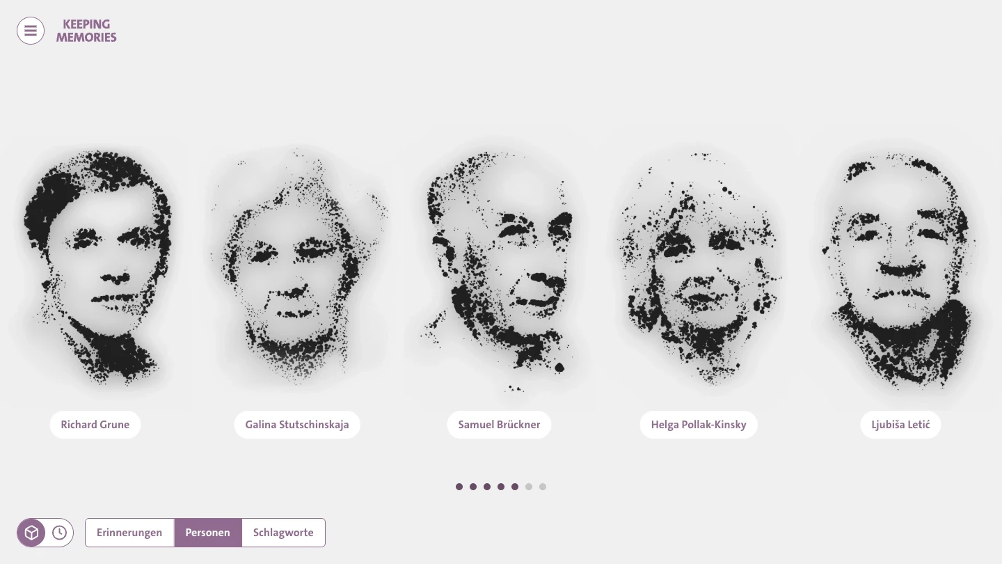 Keeping Memories – Microsite