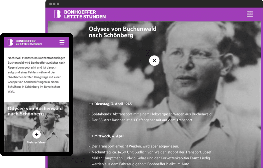 Bonhoeffer Initiative – Microsite