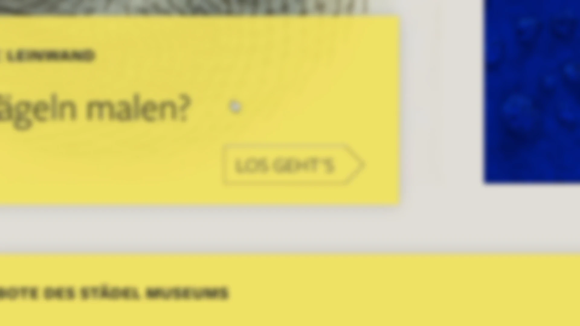 Close Up – Malerei und Raum – Special