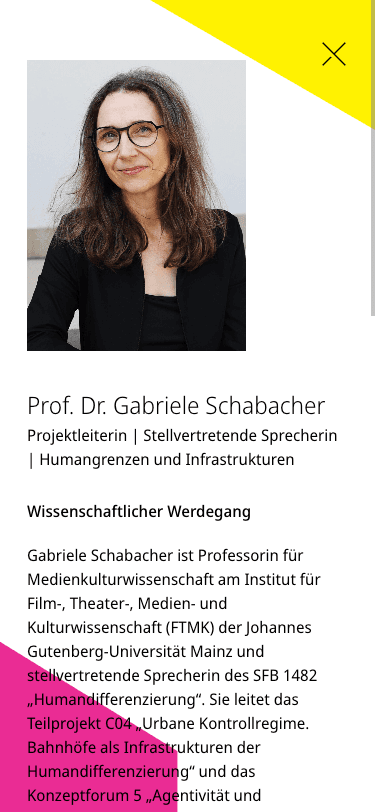 Humandifferenzierung – Microsite