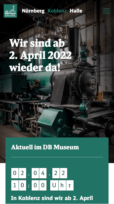 Deutsche Bahn Museum – Website