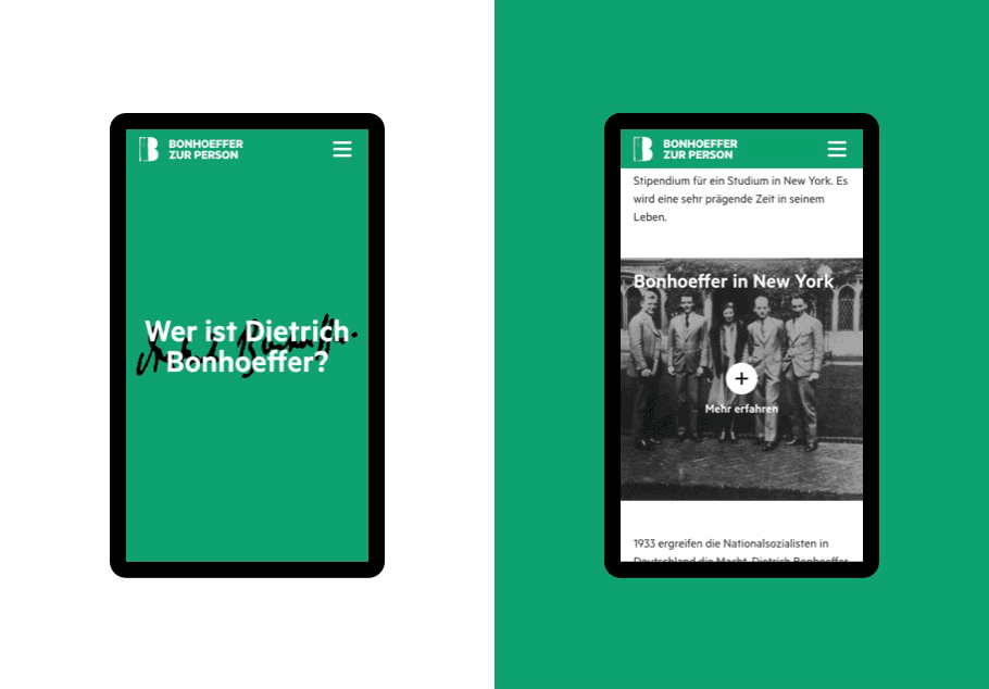 Bonhoeffer Initiative – Microsite
