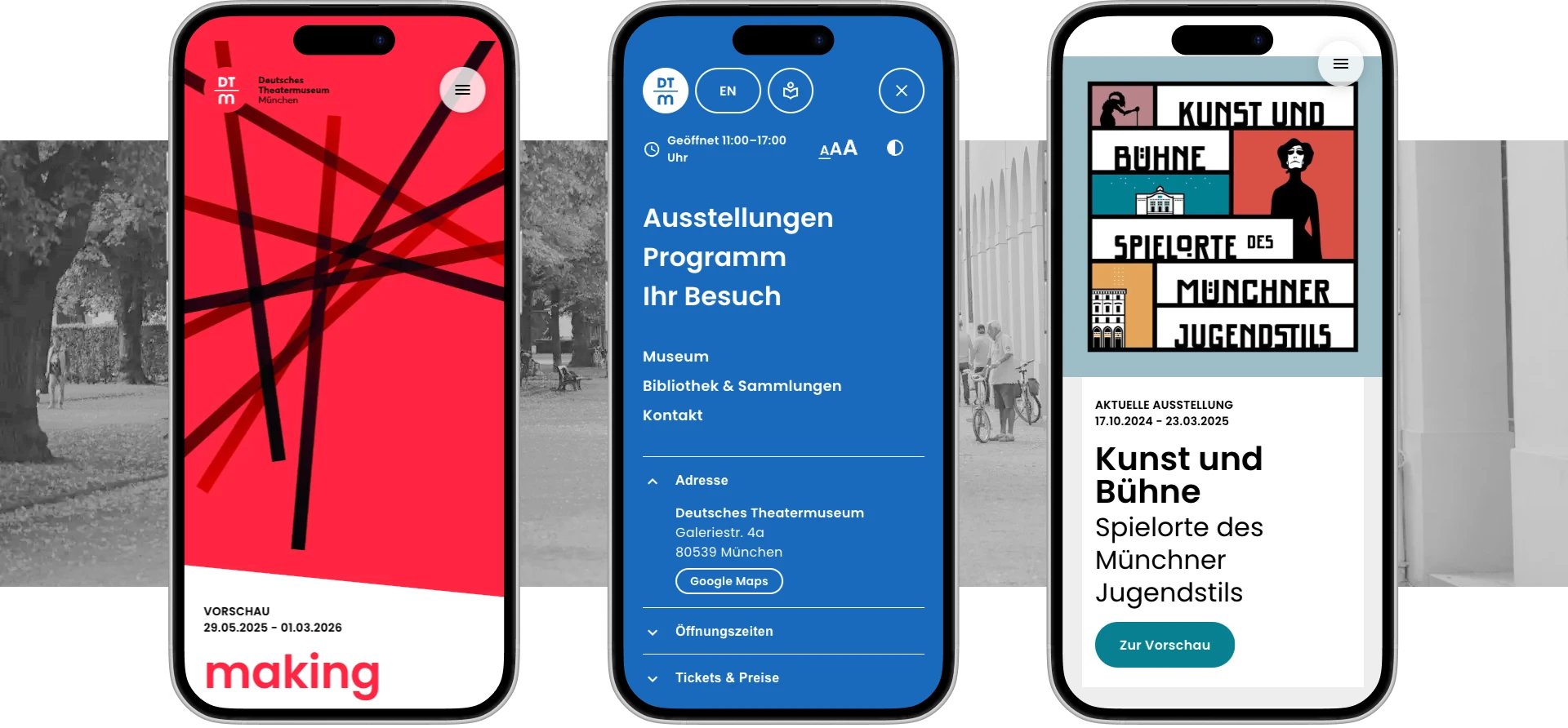 Deutsches Theatermuseum – Website
