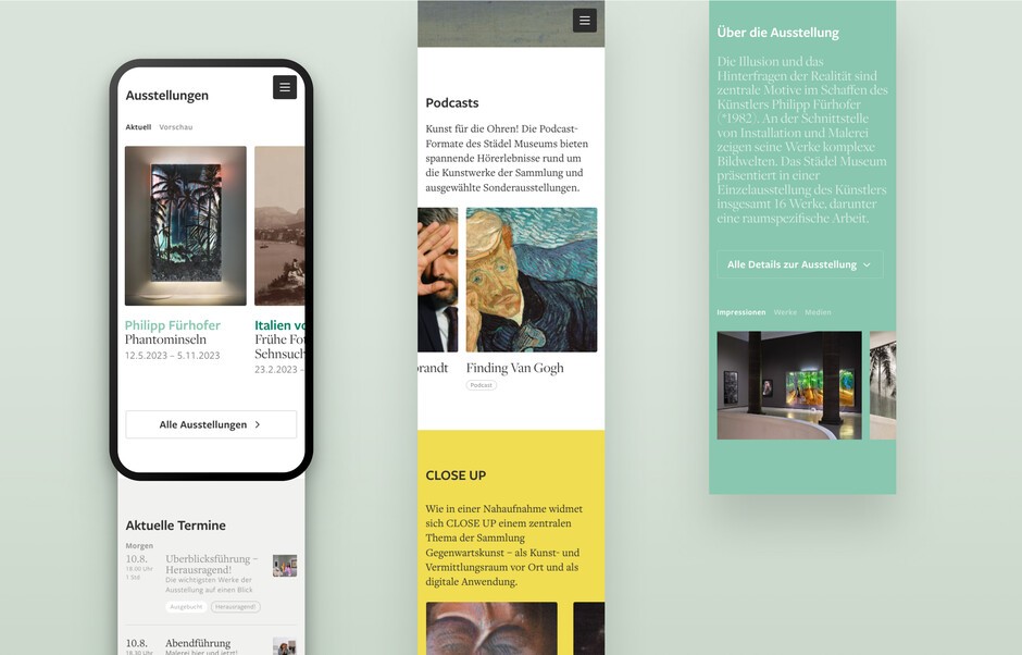Städel Museum – Website Relaunch