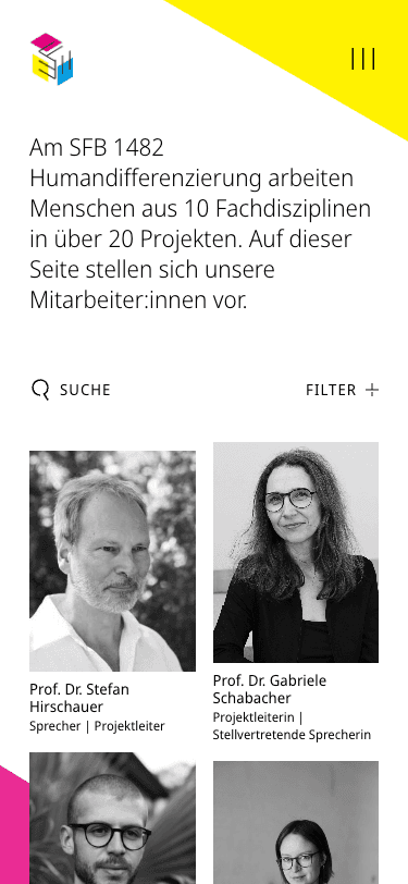 Humandifferenzierung – Microsite